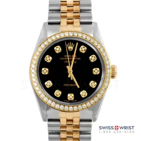 Rolex Air King 34mm | 5500-TT-BLK-DIA-AM-BDS-JBL