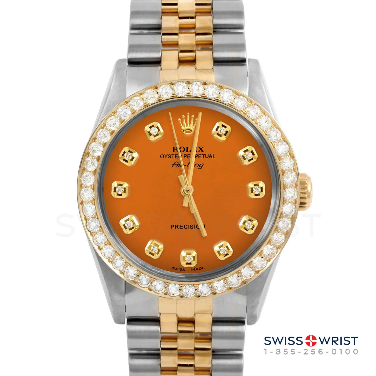 Rolex Air King 34mm | 5500-TT-ORN-DIA-AM-2CT-JBL
