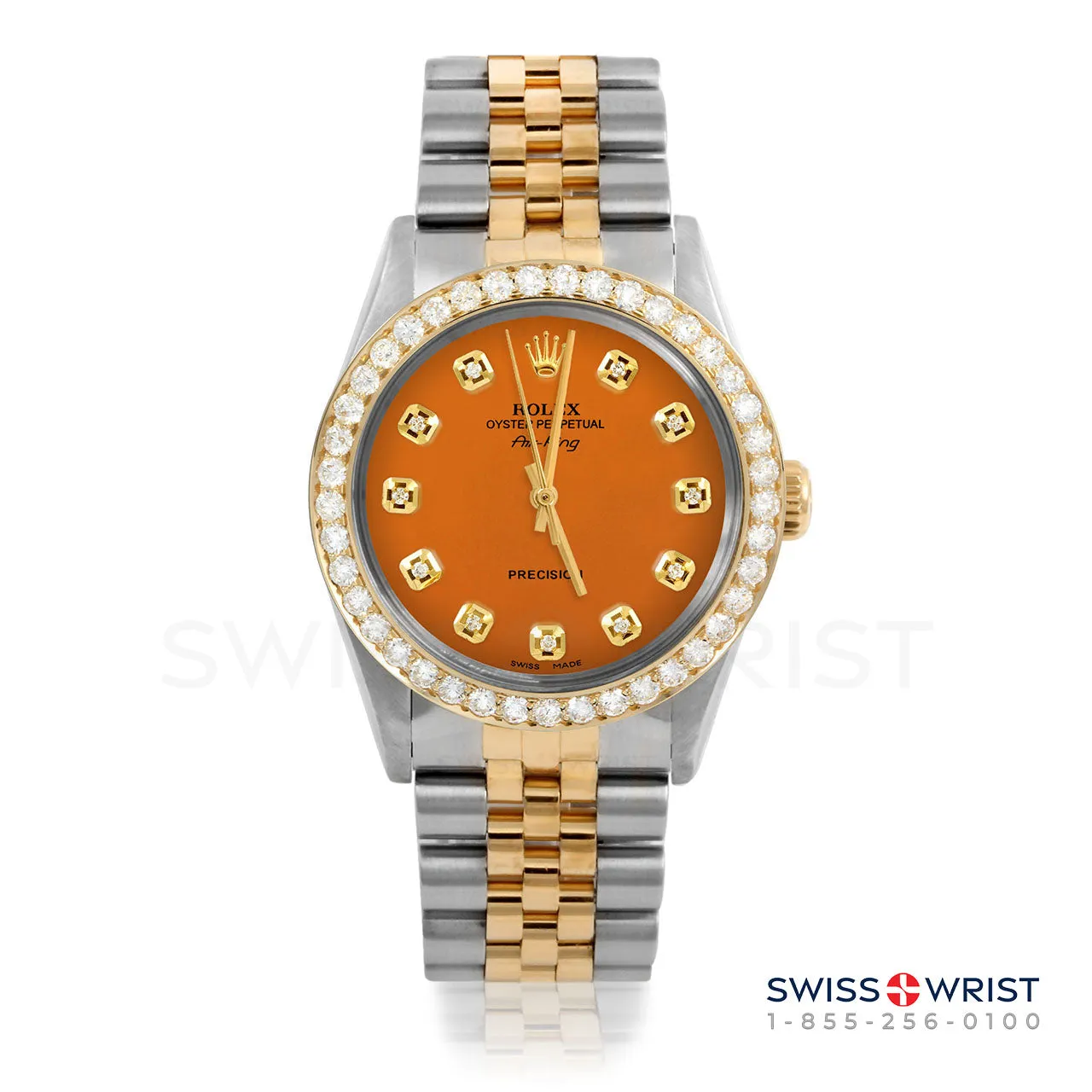 Rolex Air King 34mm | 5500-TT-ORN-DIA-AM-2CT-JBL