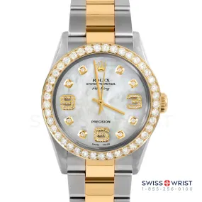 Rolex Air King 34mm | 5500-TT-WMOP-8DA369-2CT-OYS