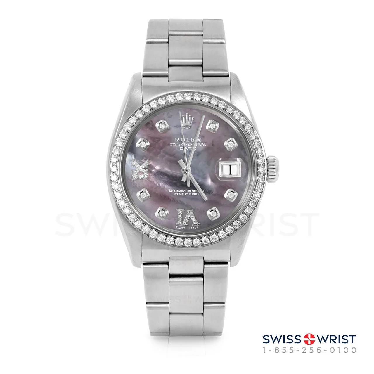 Rolex Date 34mm | 1500-SS-BMOP-8DR69-BDS-OYS