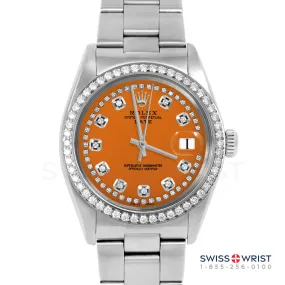 Rolex Date 34mm | 1500-SS-ORN-STRD-BDS-OYS