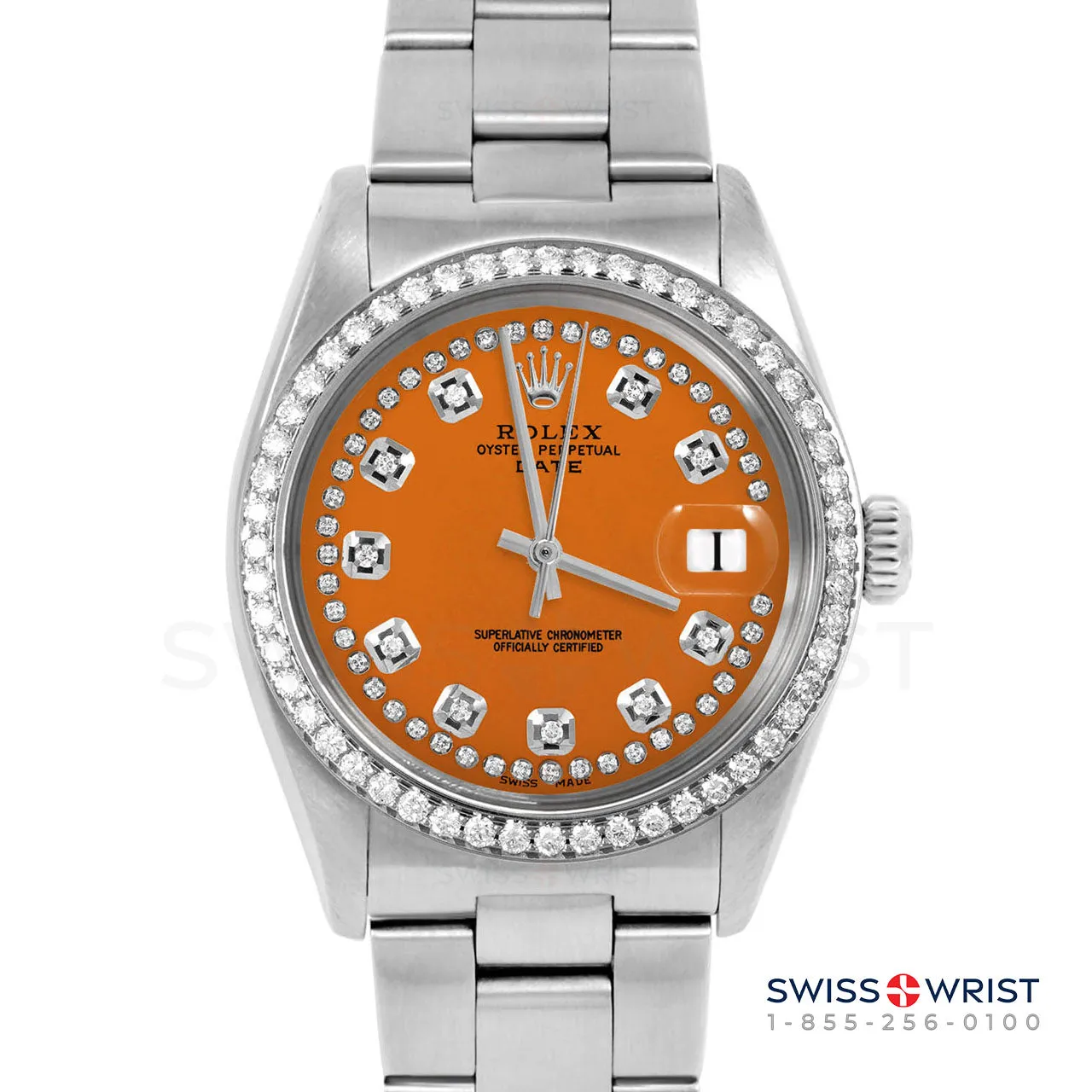 Rolex Date 34mm | 1500-SS-ORN-STRD-BDS-OYS