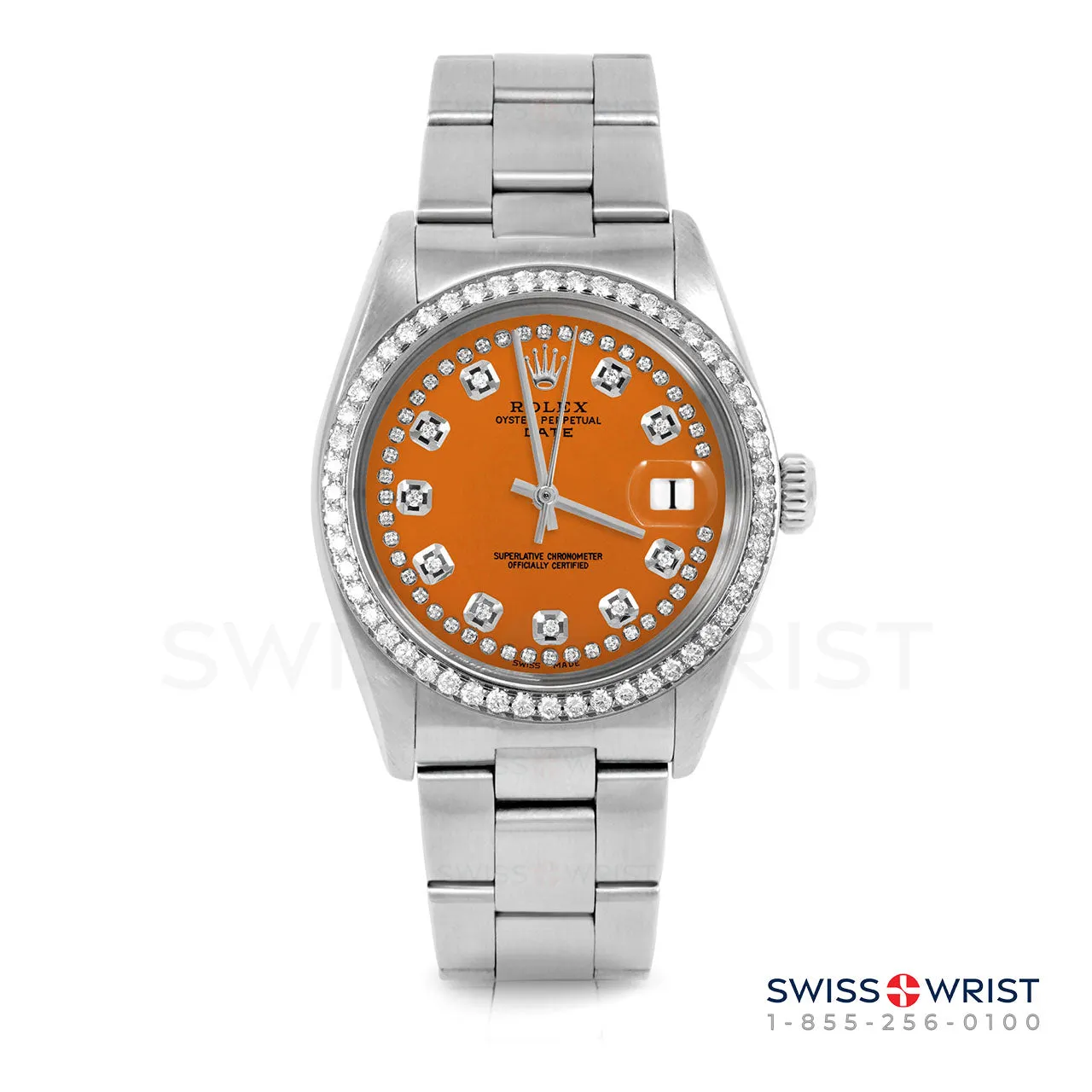 Rolex Date 34mm | 1500-SS-ORN-STRD-BDS-OYS