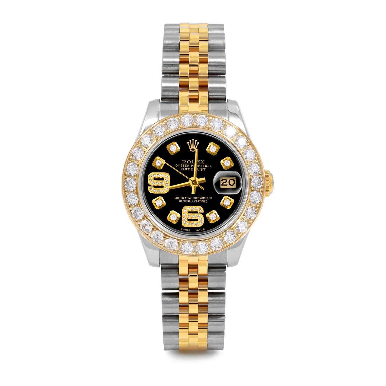 Rolex Datejust 26mm | 179173-BLK-8DA69-2CT-JBL