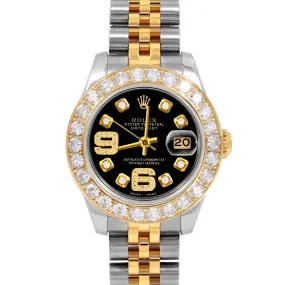 Rolex Datejust 26mm | 179173-BLK-8DA69-2CT-JBL