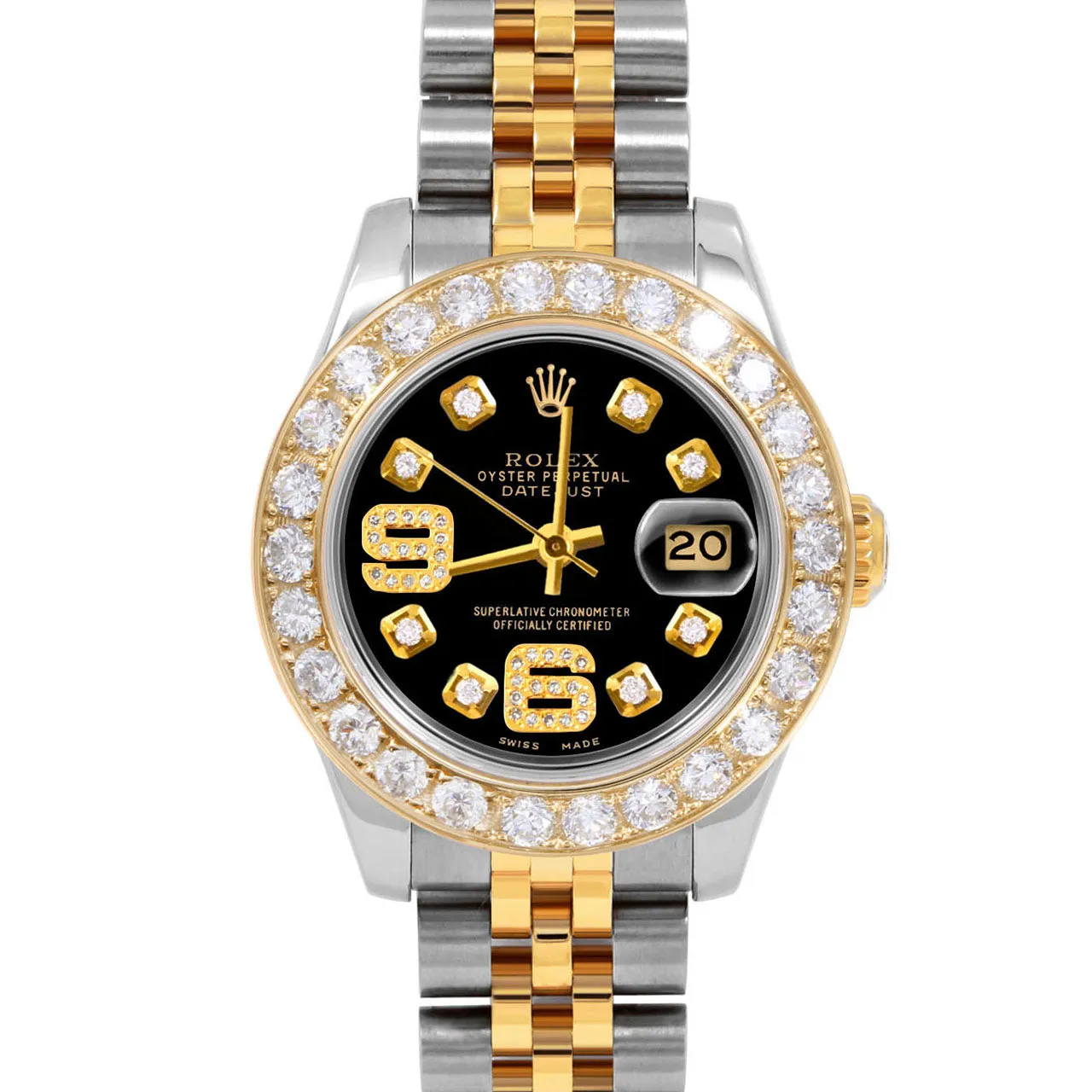 Rolex Datejust 26mm | 179173-BLK-8DA69-2CT-JBL
