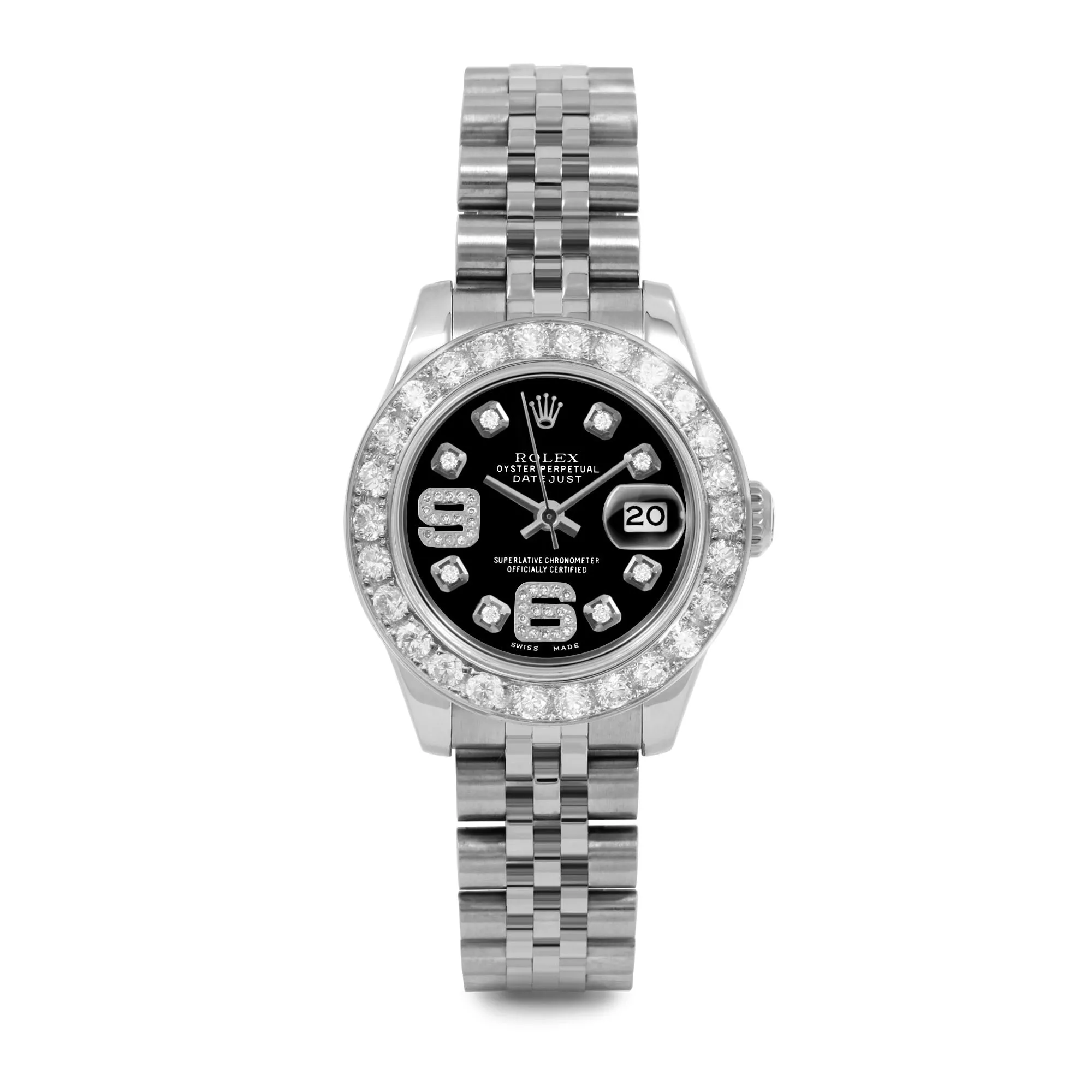 Rolex Datejust 26mm | 179174-BLK-8DA69-2CT-JBL