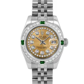 Rolex Datejust 26mm | 179174-CHM-STRD-4EMD-JBL