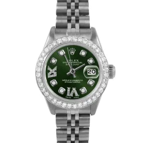 Rolex Datejust 26mm | 6917-SS-GRN-8DR69-BDS-JBL