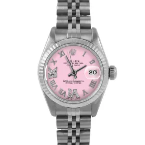 Rolex Datejust 26mm | 6917-SS-PNK-RDR69-FLT-JBL