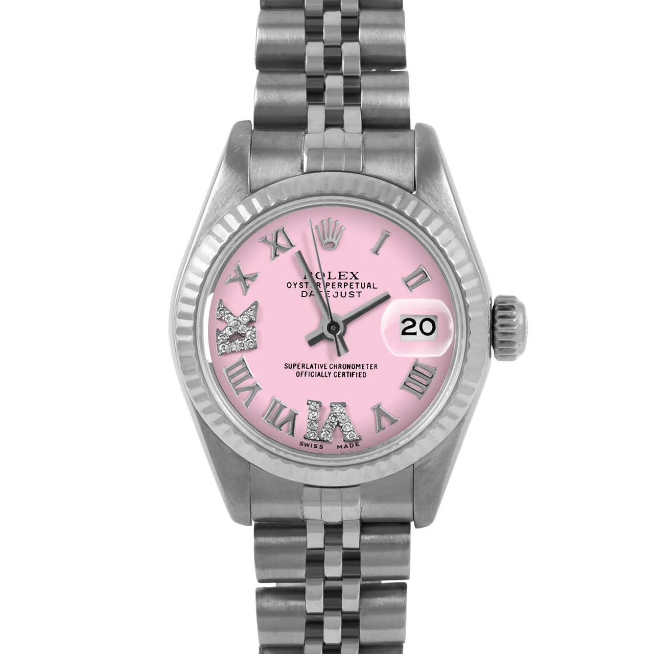 Rolex Datejust 26mm | 6917-SS-PNK-RDR69-FLT-JBL