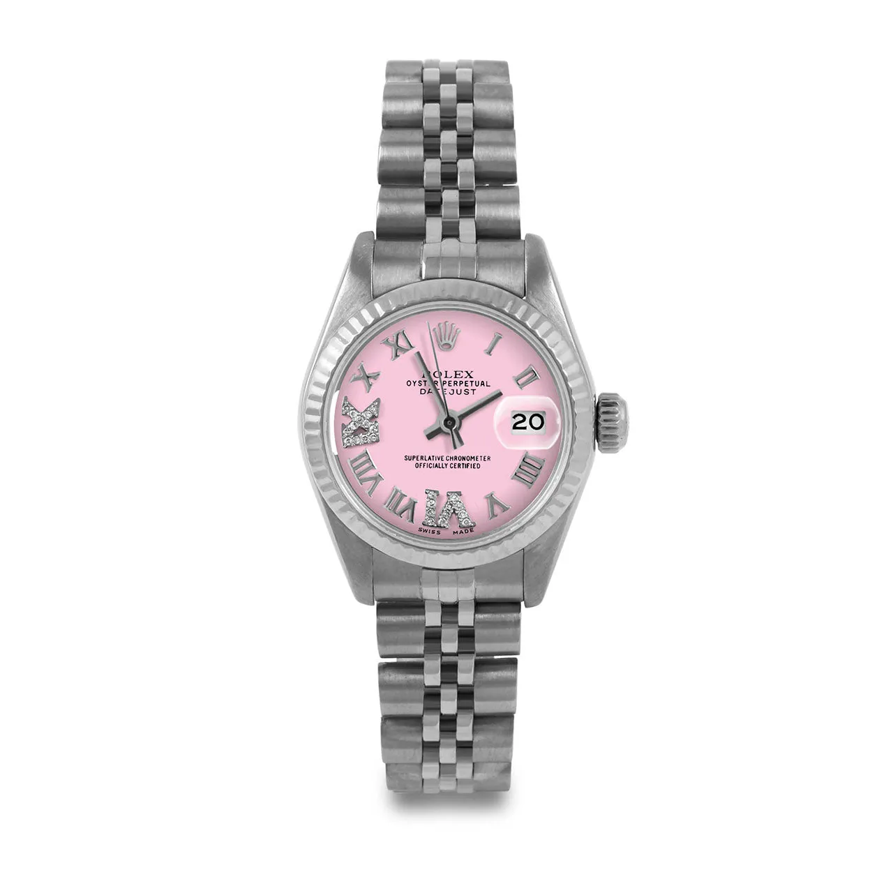 Rolex Datejust 26mm | 6917-SS-PNK-RDR69-FLT-JBL