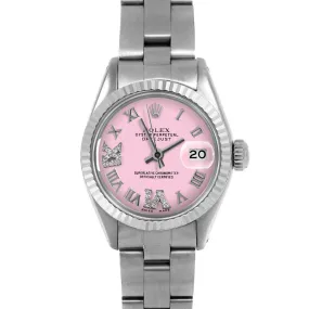 Rolex Datejust 26mm | 6917-SS-PNK-RDR69-FLT-OYS