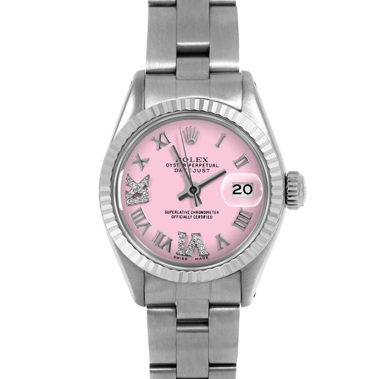 Rolex Datejust 26mm | 6917-SS-PNK-RDR69-FLT-OYS