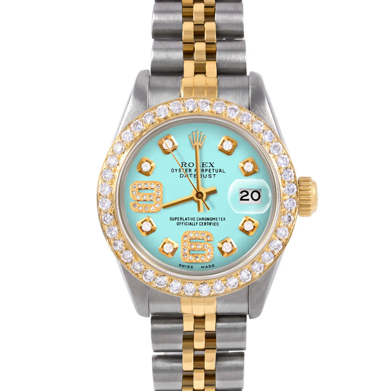 Rolex Datejust 26mm | 6917-TT-TRQ-8DA69-BDS-JBL