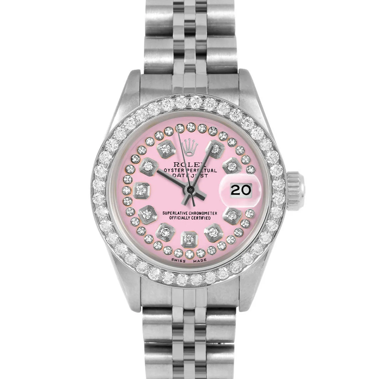 Rolex Datejust 26mm | 69174-PNK-STRD-BDS-JBL