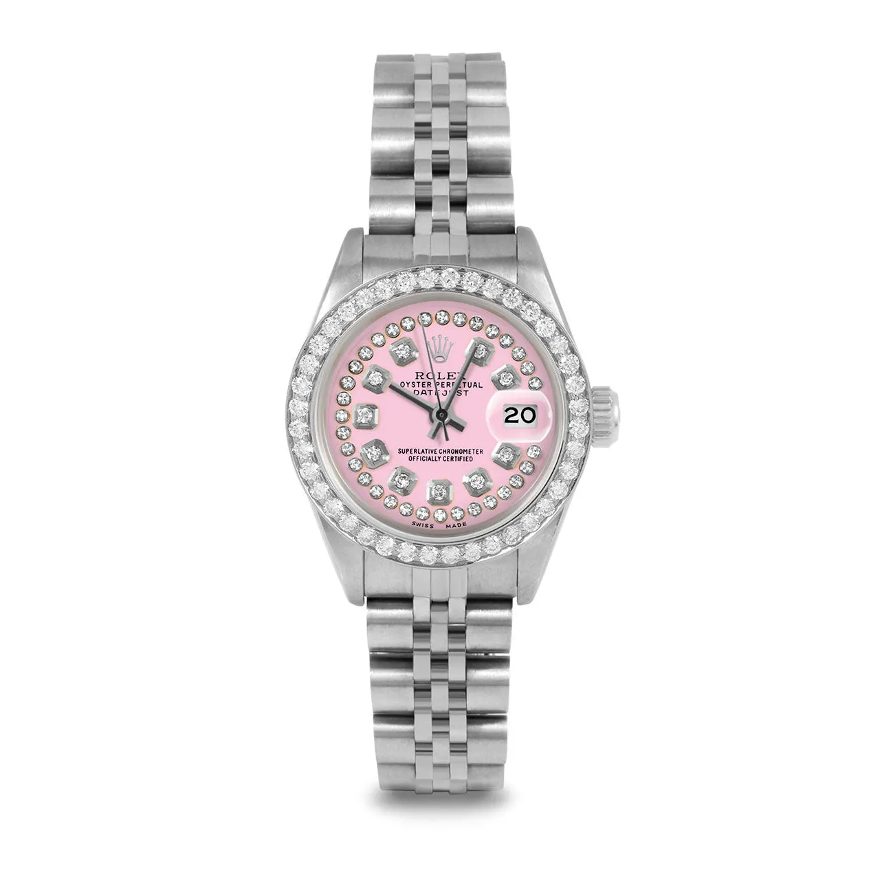 Rolex Datejust 26mm | 69174-PNK-STRD-BDS-JBL