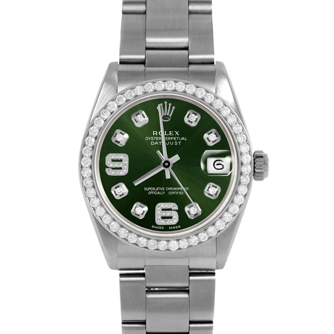 Rolex Datejust 31mm | 6827-SS-GRN-8DA69-BDS-OYS