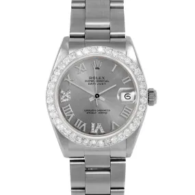 Rolex Datejust 31mm | 6827-SS-SLT-RDR69-2CT-OYS