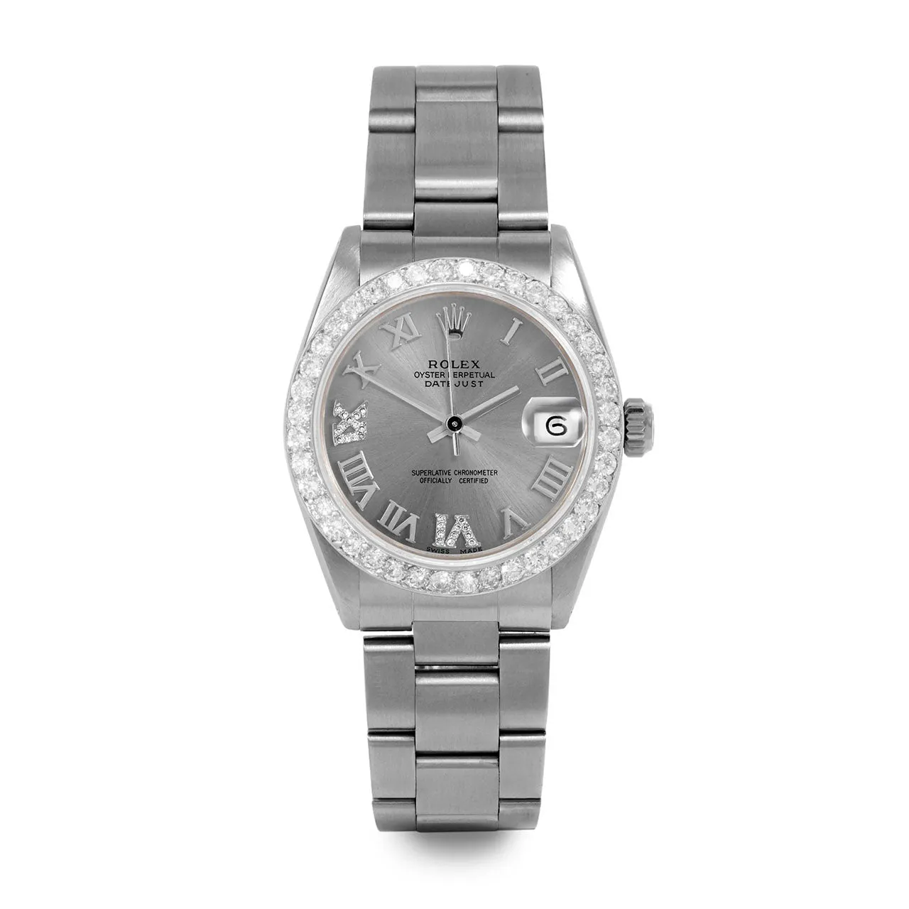 Rolex Datejust 31mm | 6827-SS-SLT-RDR69-2CT-OYS