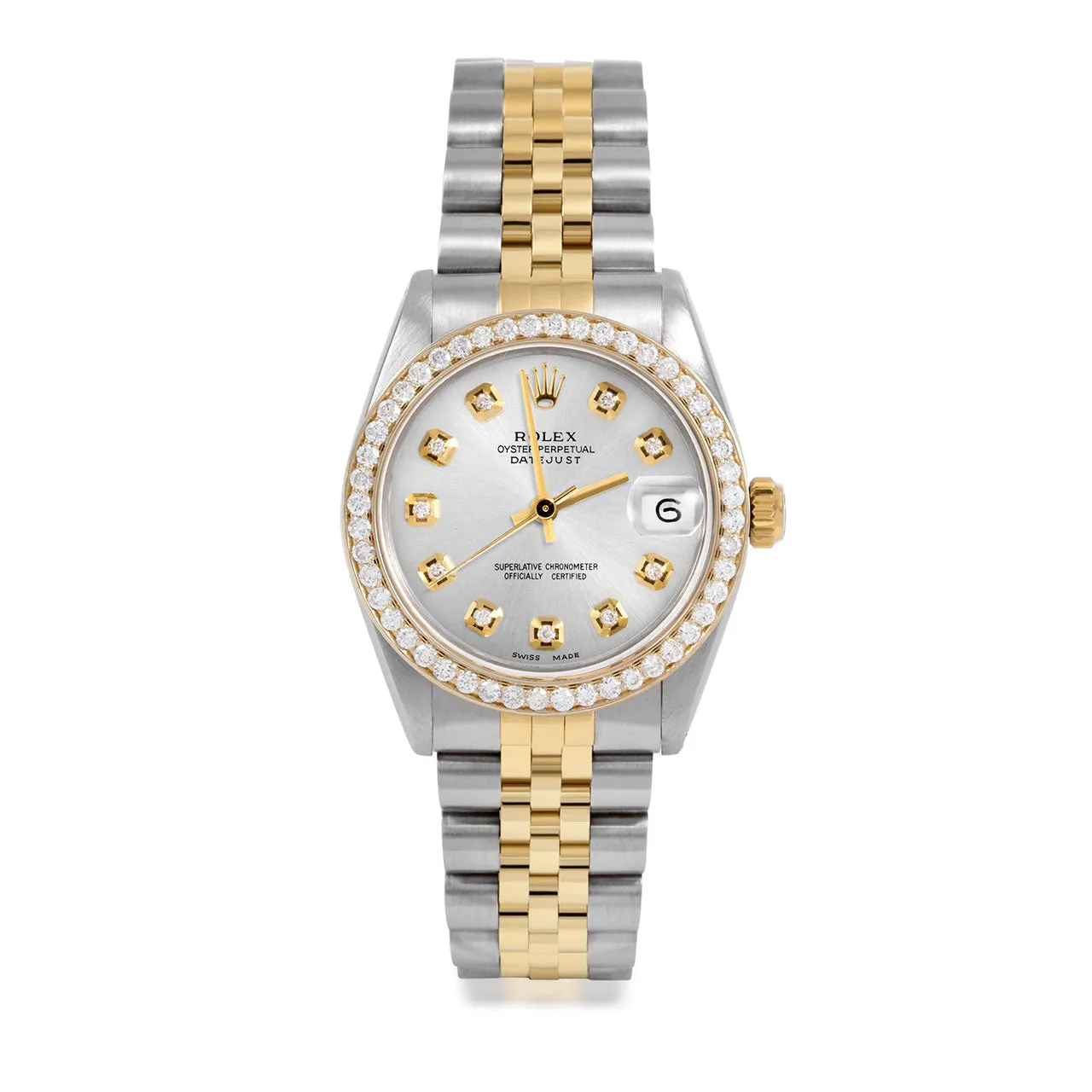 Rolex Datejust 31mm | 6827-TT-SLV-DIA-AM-BDS-JBL