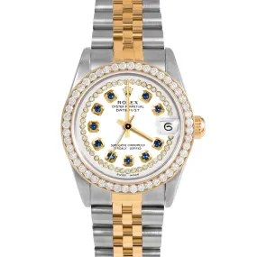 Rolex Datejust 31mm | 68273-WHT-STRS-BDS-JBL