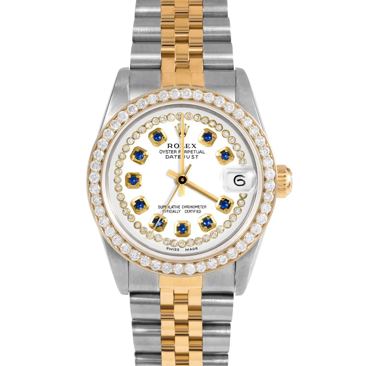Rolex Datejust 31mm | 68273-WHT-STRS-BDS-JBL