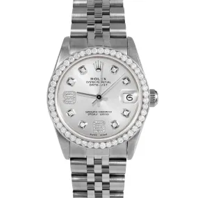Rolex Datejust 31mm | 68274-SLV-8DA69-BDS-JBL