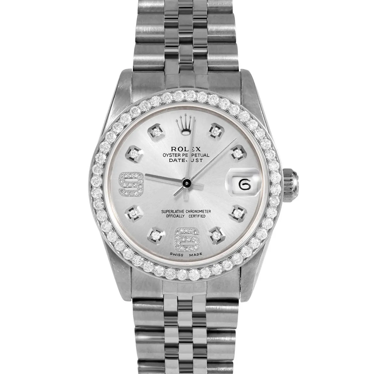 Rolex Datejust 31mm | 68274-SLV-8DA69-BDS-JBL