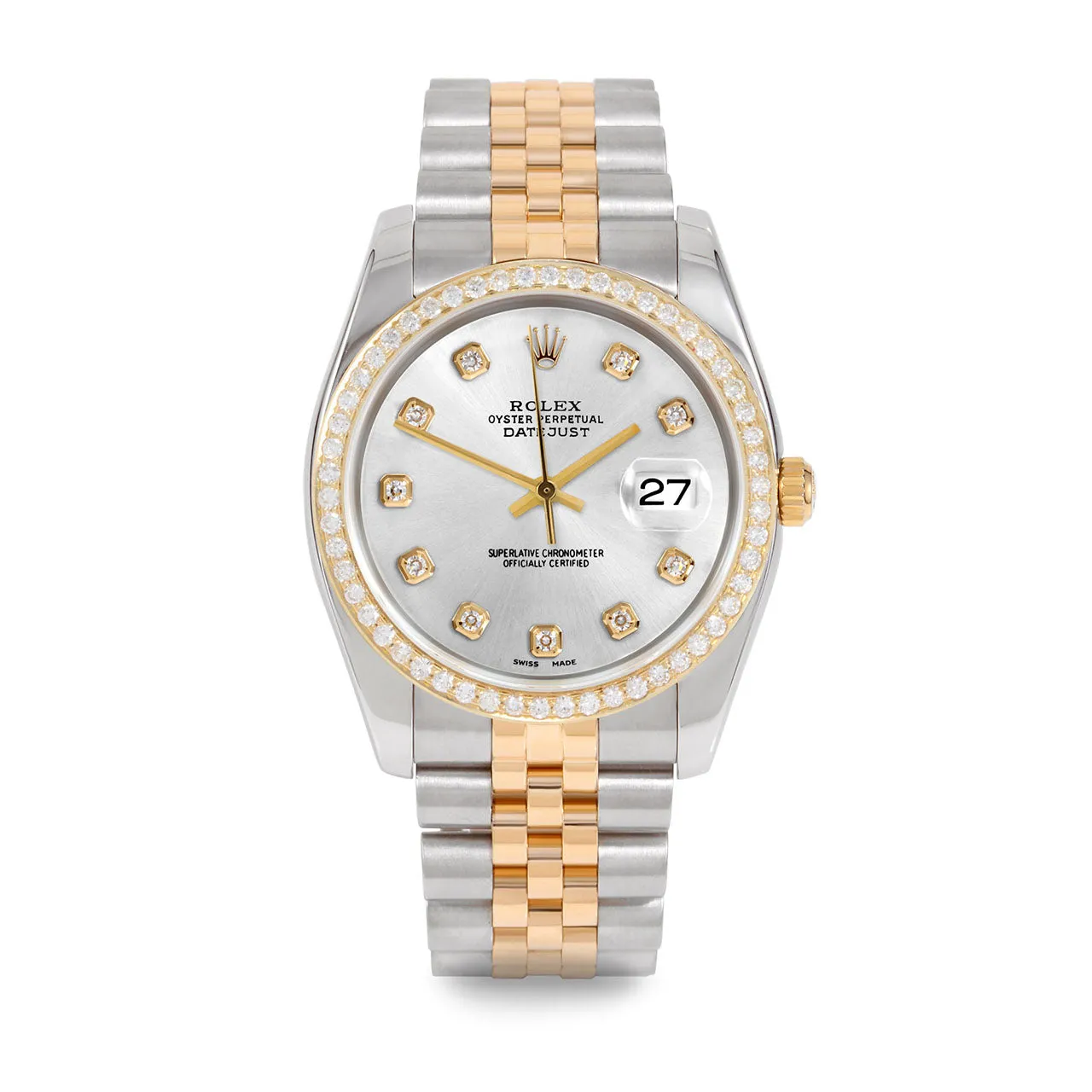 Rolex Datejust 36mm | 116233-SLV-DIA-AM-BDS-JBL