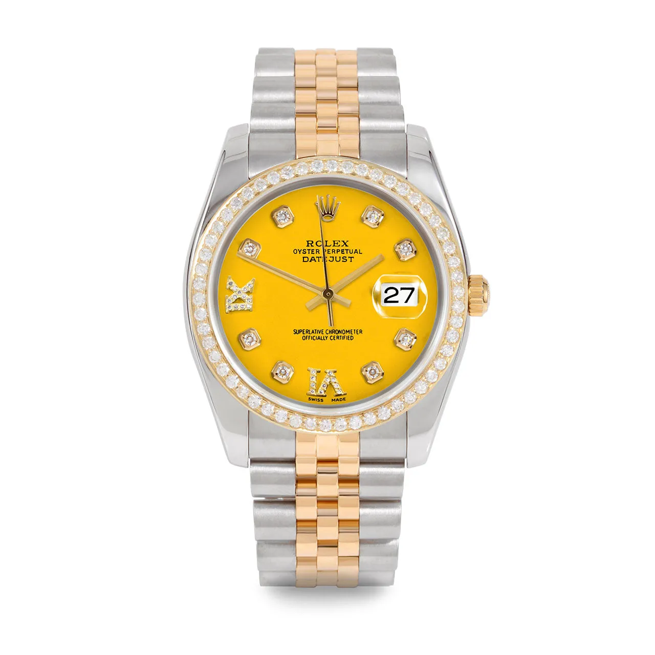 Rolex Datejust 36mm | 116233-YLW-8DR69-BDS-JBL