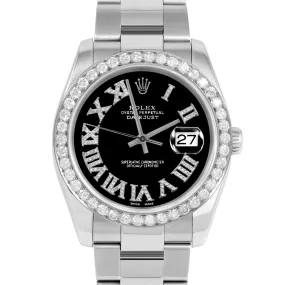 Rolex Datejust 36mm | 116234-BLK-FDR-25CT-OYS