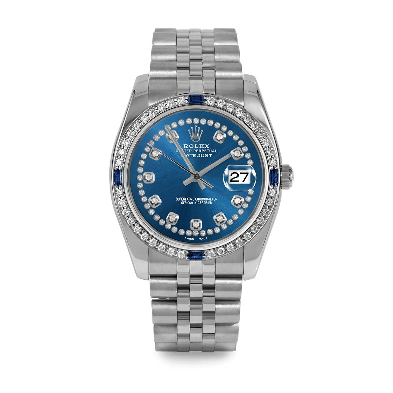 Rolex Datejust 36mm | 116234-BLU-STRD-4SPH-JBL