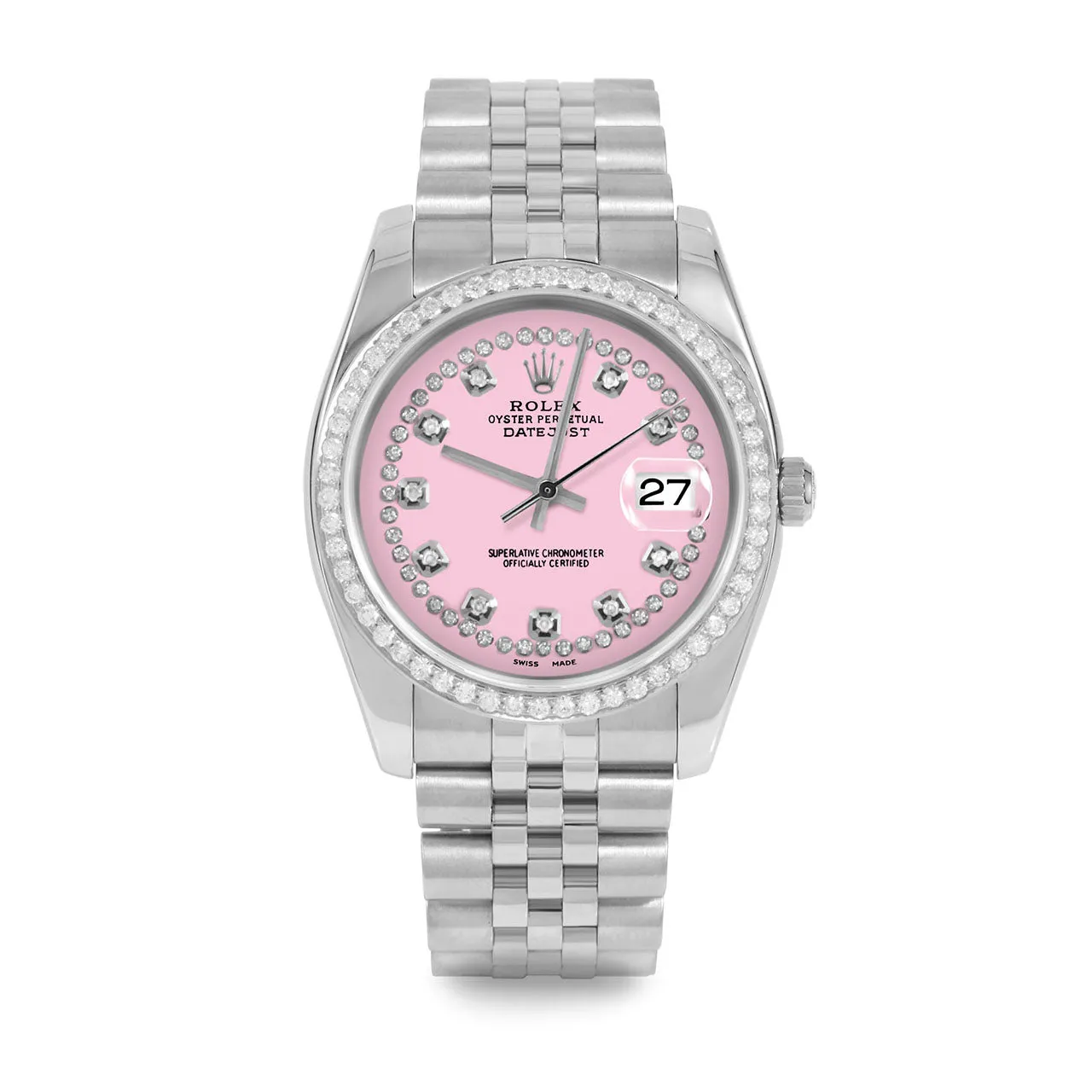 Rolex Datejust 36mm | 116234-PNK-STRD-BDS-JBL