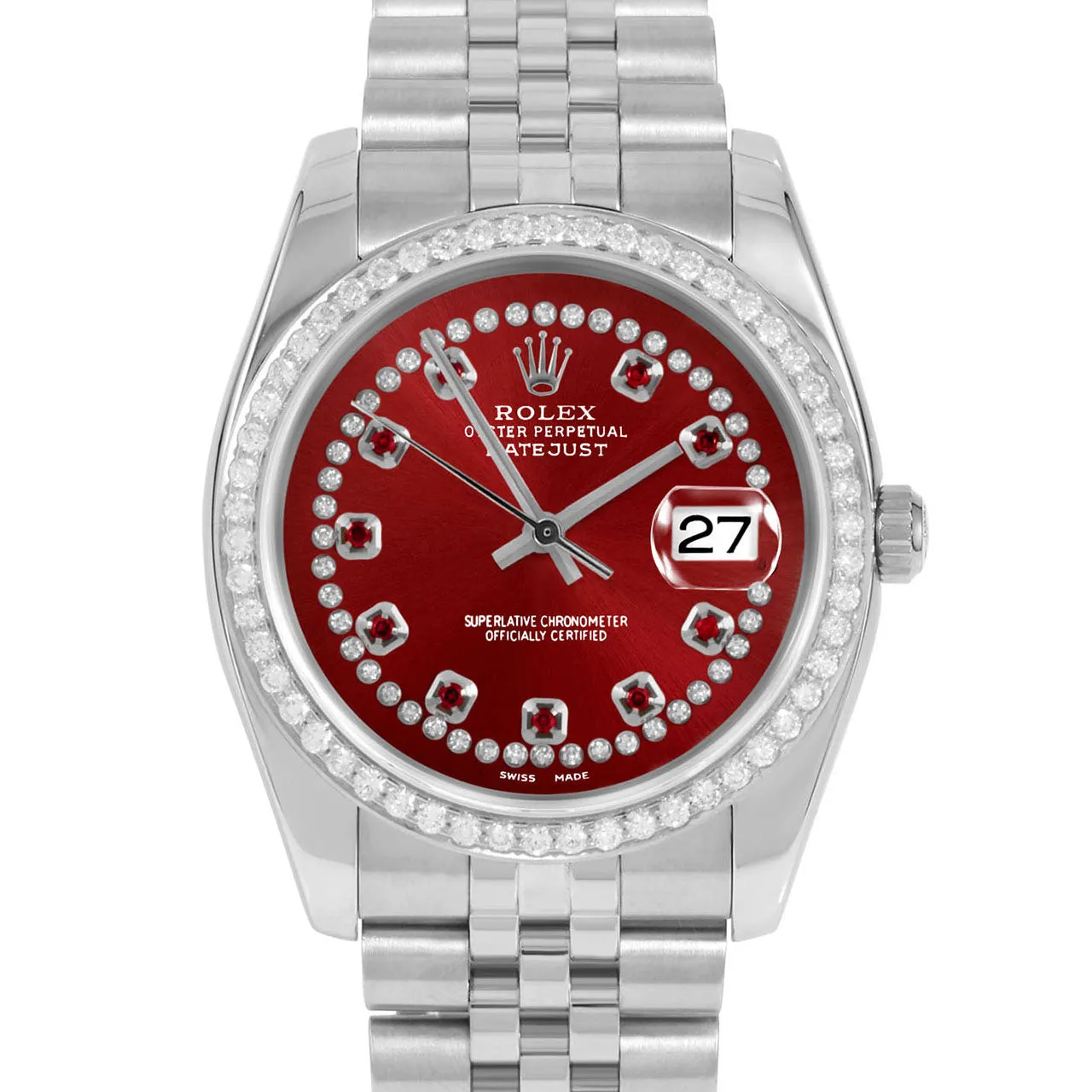 Rolex Datejust 36mm | 116234-RED-STRR-BDS-JBL