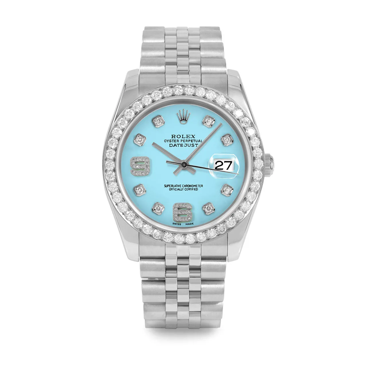 Rolex Datejust 36mm | 116234-TRQ-8DA69-25CT-JBL