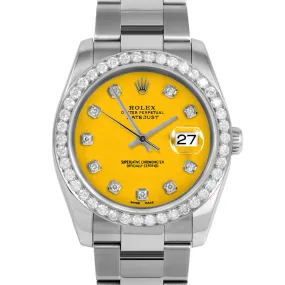 Rolex Datejust 36mm | 116234-YLW-DIA-AM-25CT-OYS