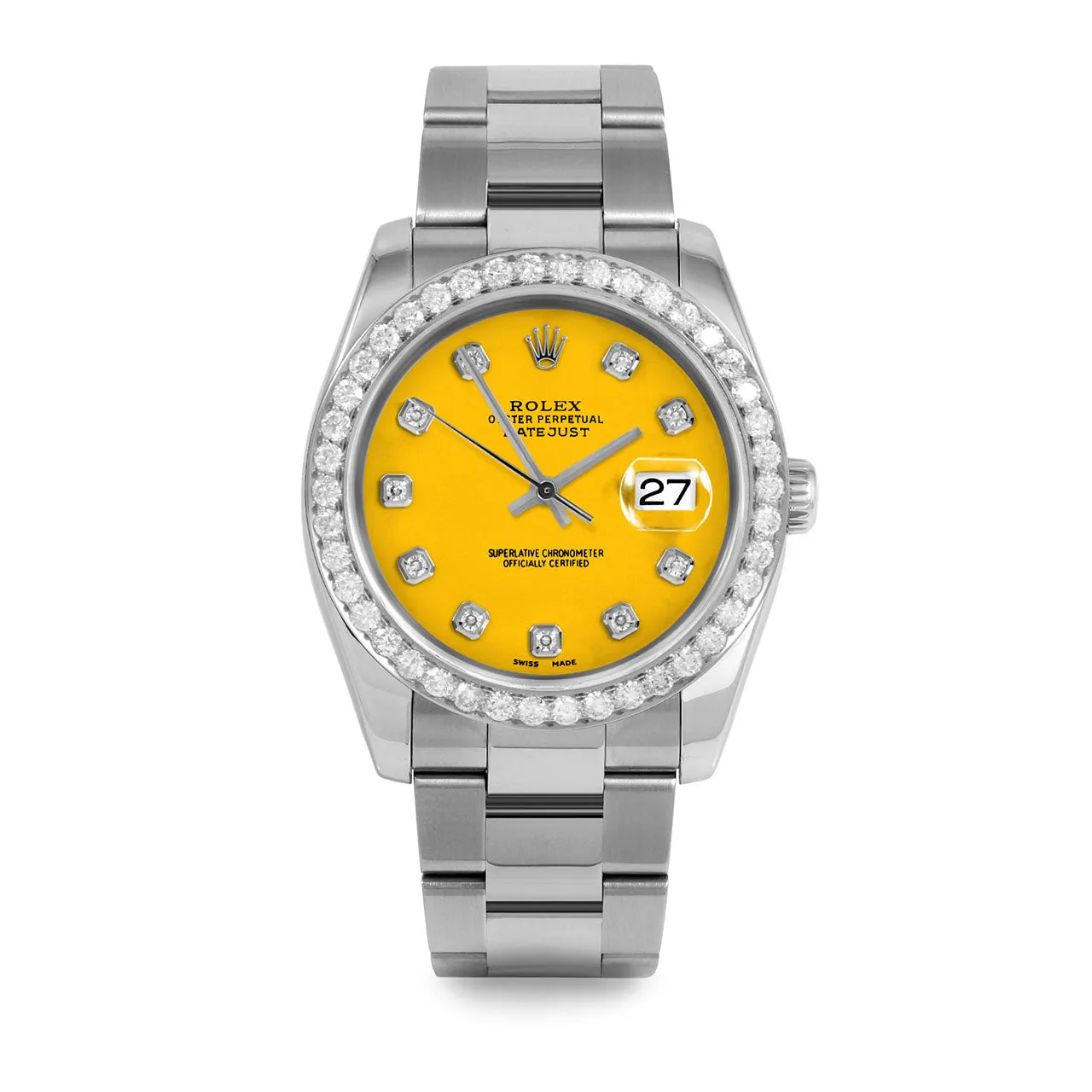 Rolex Datejust 36mm | 116234-YLW-DIA-AM-25CT-OYS