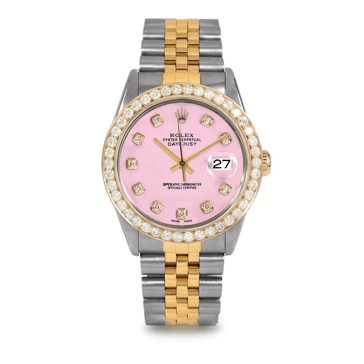 Rolex Datejust 36mm | 16013-PNK-DIA-AM-25CT-JBL