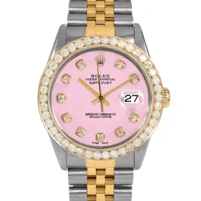 Rolex Datejust 36mm | 16013-PNK-DIA-AM-25CT-JBL