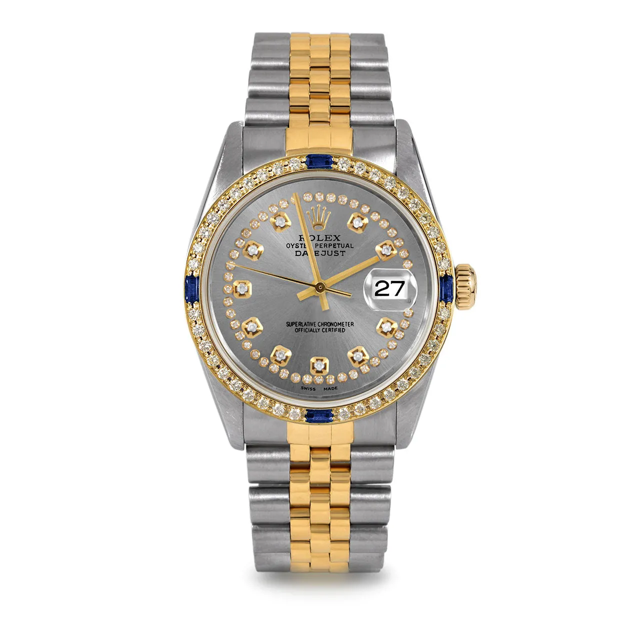 Rolex Datejust 36mm | 16013-SLT-STRD-4SPH-JBL