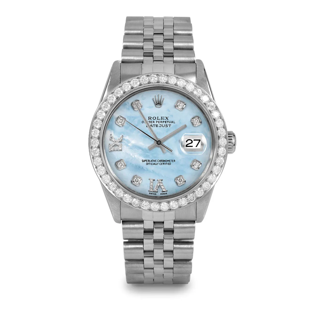 Rolex Datejust 36mm | 16014-LBMOP-8DR69-25CT-JBL