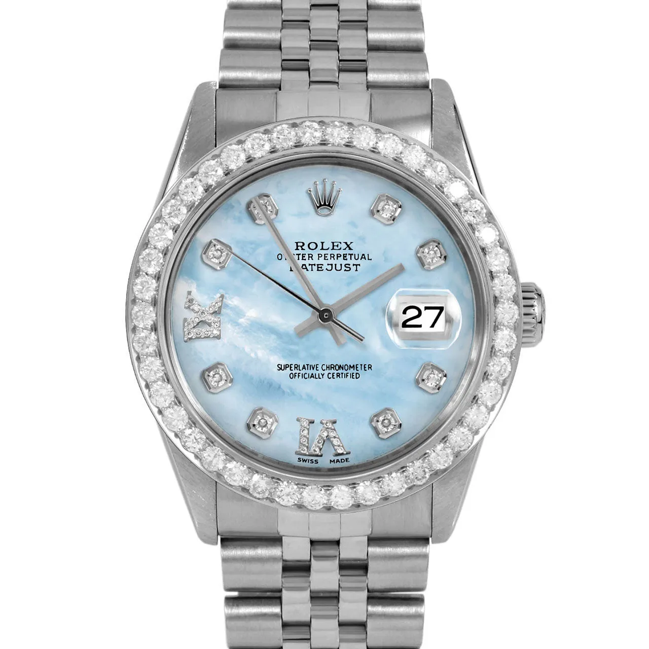 Rolex Datejust 36mm | 16014-LBMOP-8DR69-25CT-JBL