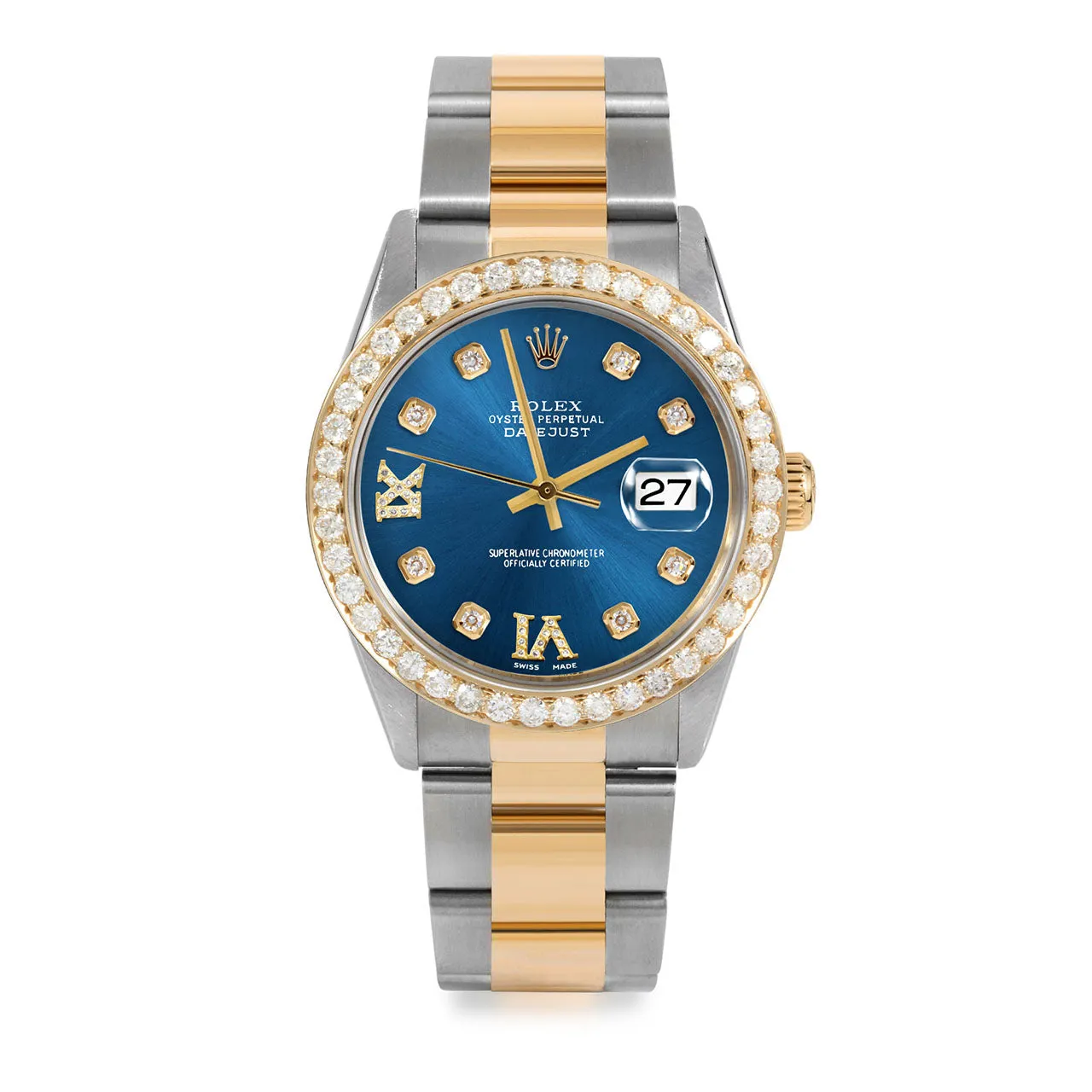 Rolex Datejust 36mm | 16233-BLU-8DR69-25CT-OYS