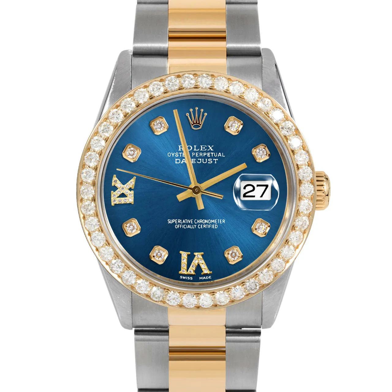 Rolex Datejust 36mm | 16233-BLU-8DR69-25CT-OYS
