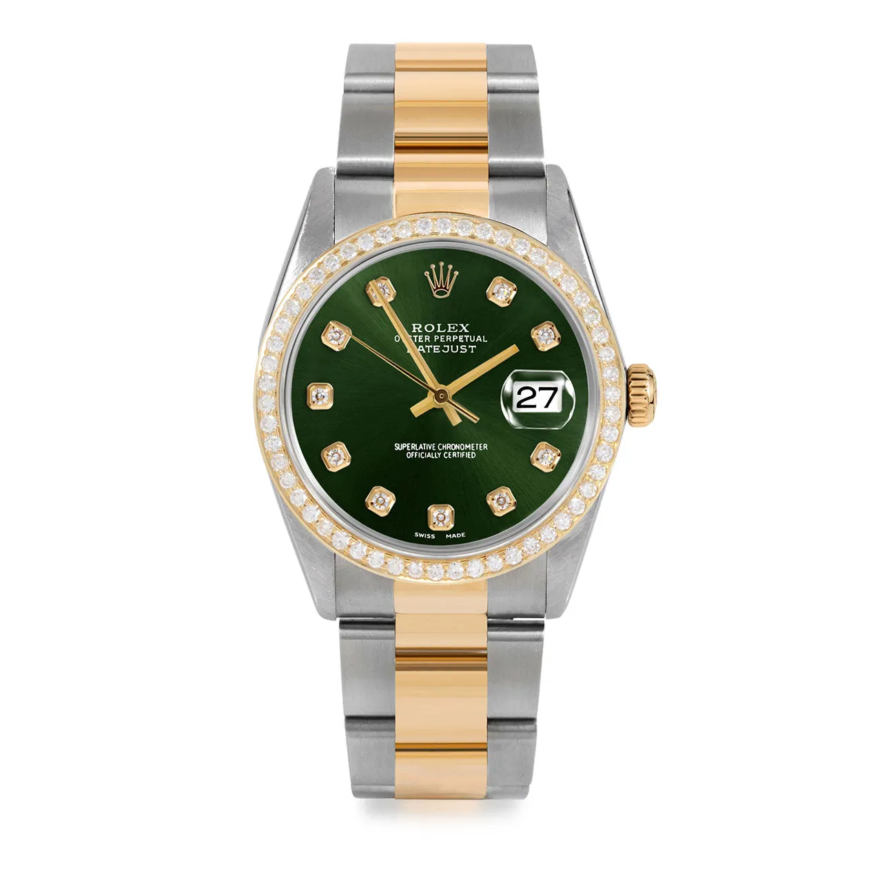Rolex Datejust 36mm | 16233-GRN-DIA-AM-BDS-OYS