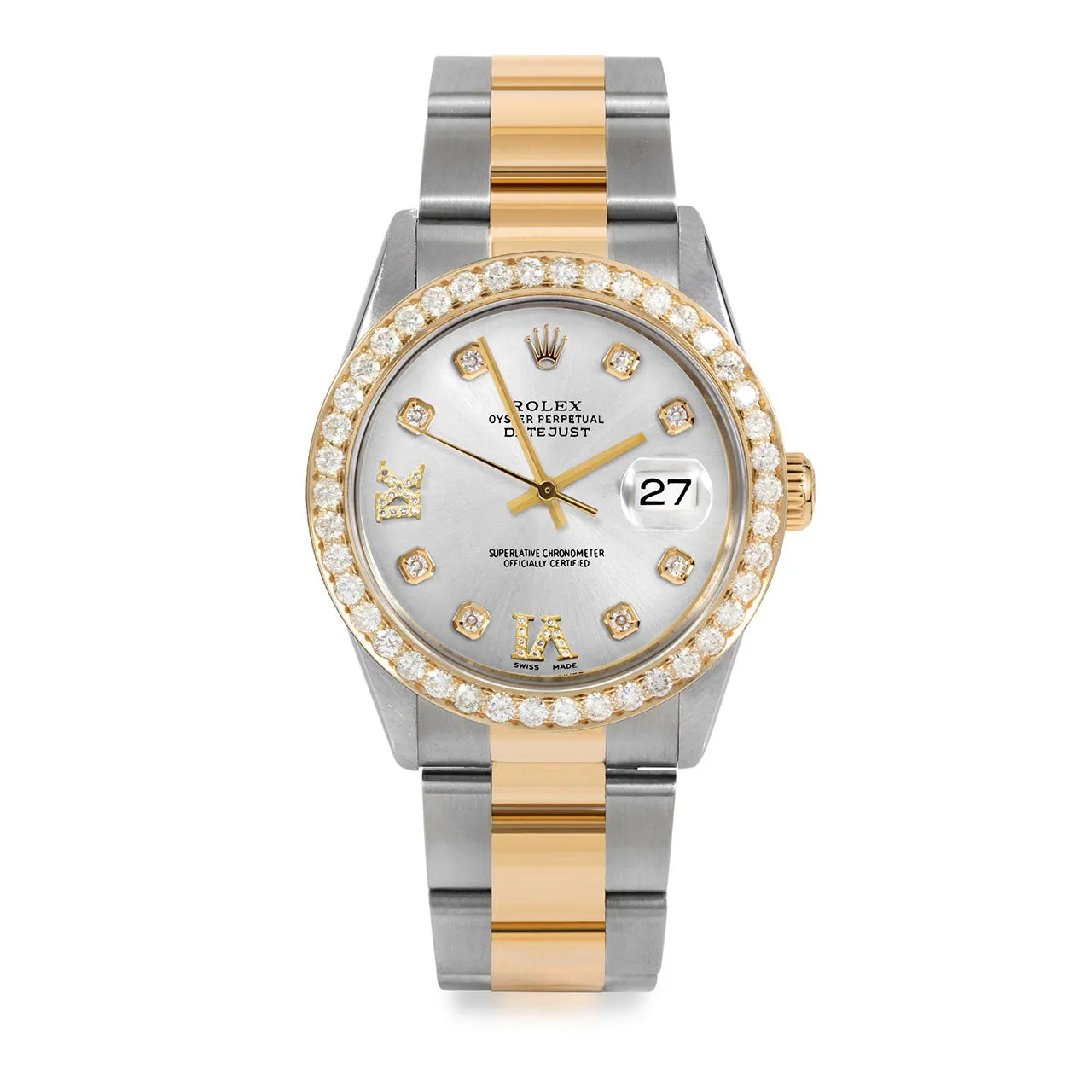 Rolex Datejust 36mm | 16233-SLV-8DR69-25CT-OYS