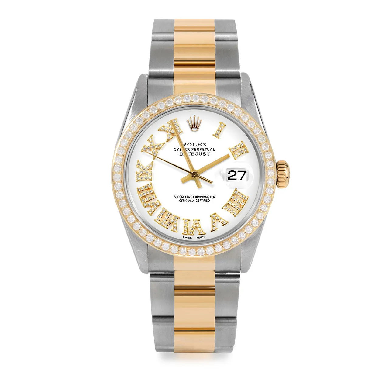 Rolex Datejust 36mm | 16233-WHT-FDR-BDS-OYS