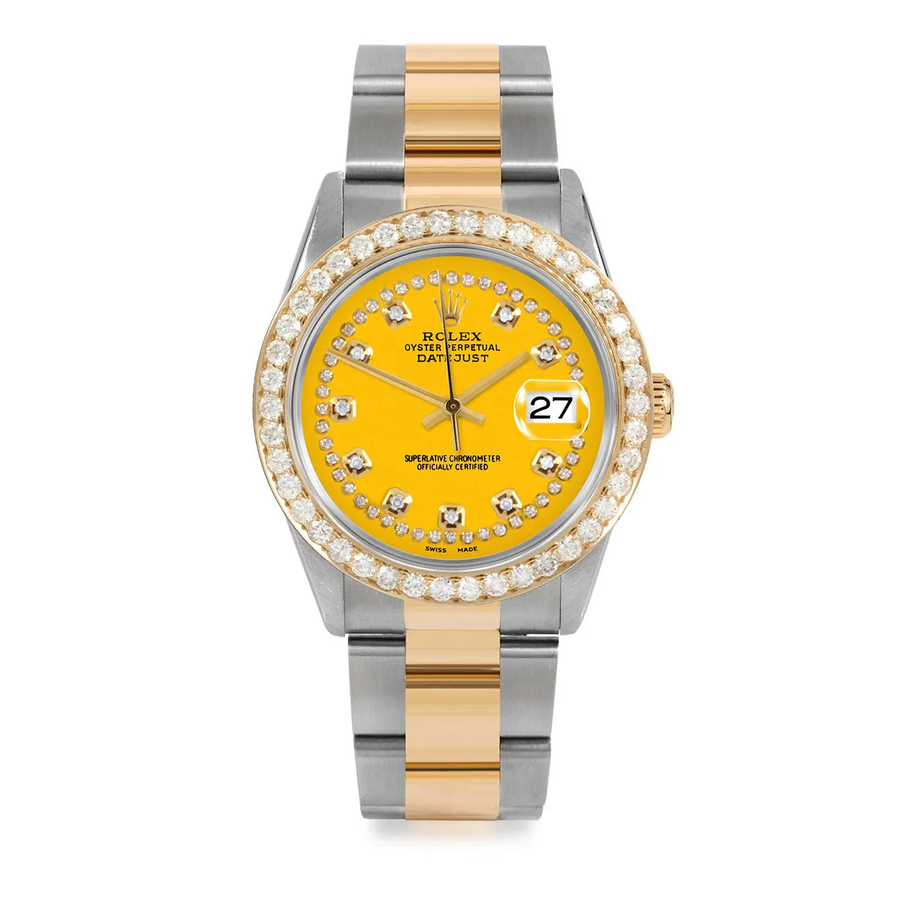 Rolex Datejust 36mm | 16233-YLW-STRD-25CT-OYS